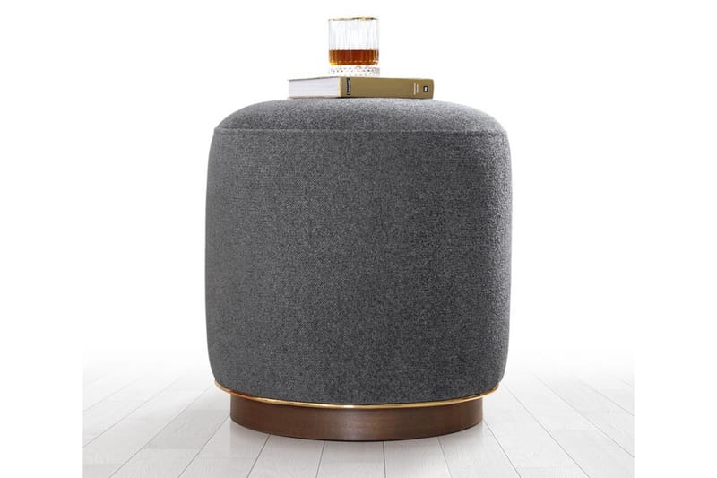 Galena Sittpuff 42 cm - Grå - Möbler - Stolar & fåtöljer - Pall & puff - Sittpuff