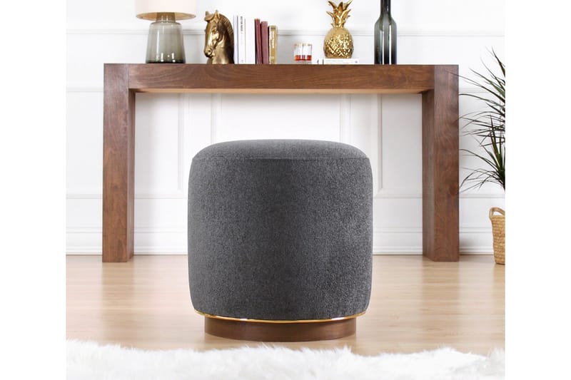 Galena Sittpuff 42 cm - Grå - Möbler - Stolar & fåtöljer - Pall & puff - Sittpuff