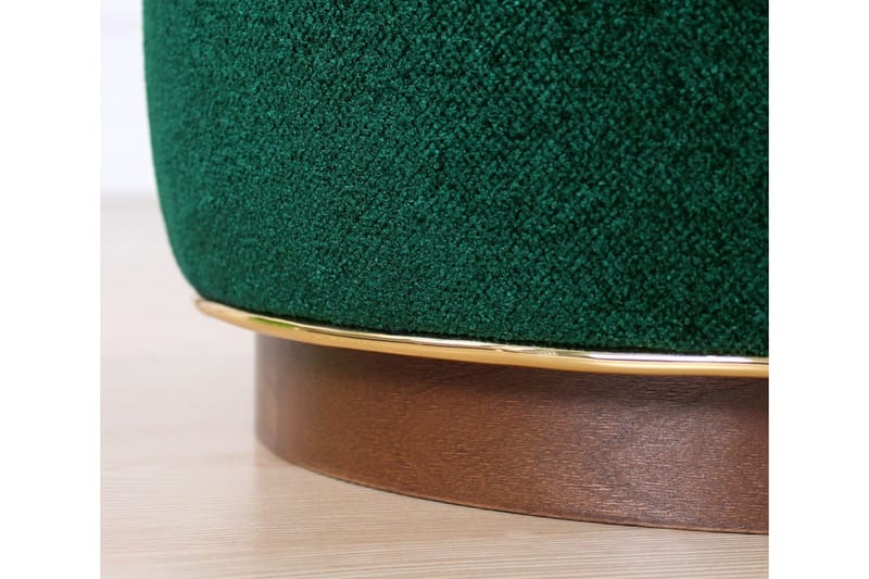 Galena Sittpuff 42 cm - Mörkgrön - Möbler - Stolar & fåtöljer - Pall & puff - Sittpuff