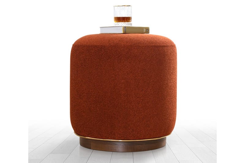Galena Sittpuff 42 cm - Röd - Möbler - Stolar & fåtöljer - Pall & puff - Sittpuff