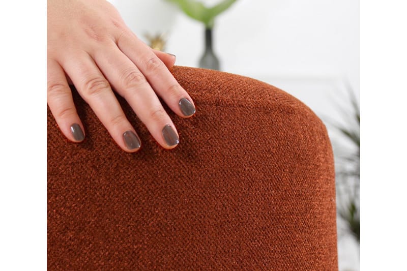 Galena Sittpuff 42 cm - Röd - Möbler - Stolar & fåtöljer - Pall & puff - Sittpuff