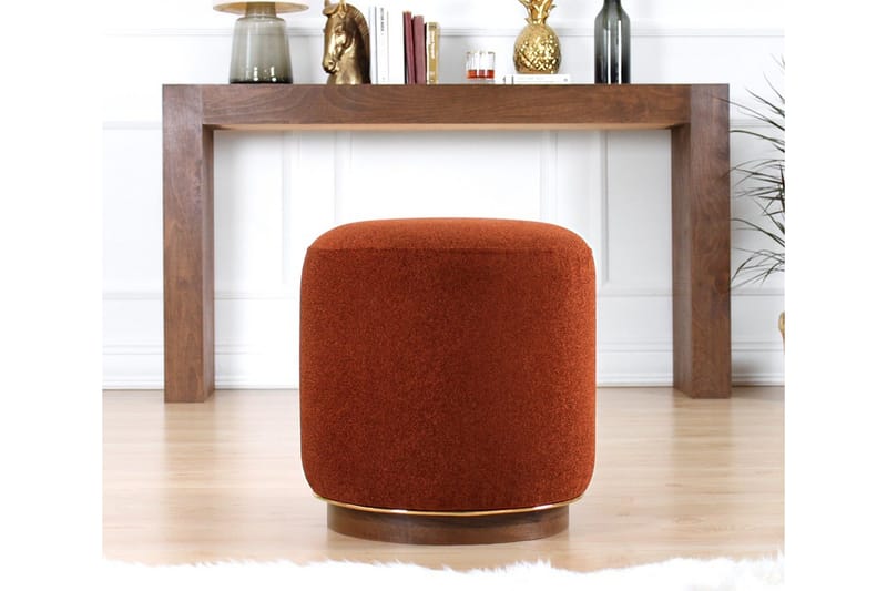 Galena Sittpuff 42 cm - Röd - Möbler - Stolar & fåtöljer - Pall & puff - Sittpuff