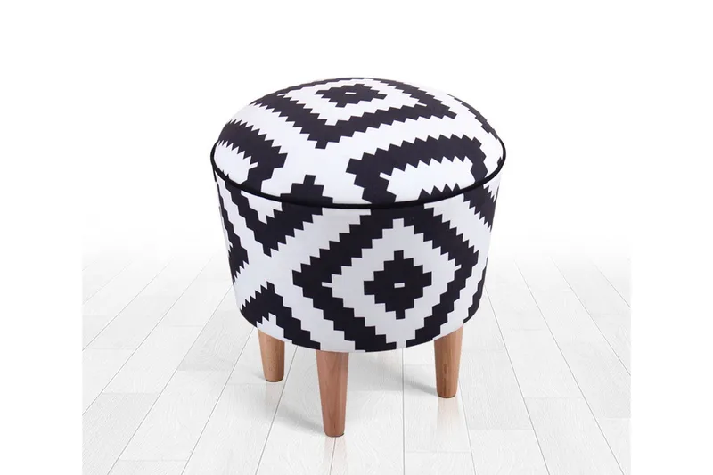 Galesburg Sittpuff 42 cm - Svart - Möbler - Stolar & fåtöljer - Pall & puff - Sittpuff