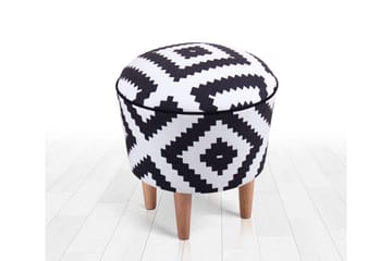 Galesburg Sittpuff 42 cm - Svart - Möbler - Stolar & fåtöljer - Pall & puff - Sittpuff
