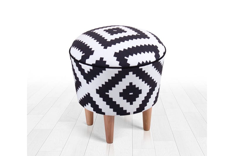 Galesburg Sittpuff 42 cm - Svart - Möbler - Stolar & fåtöljer - Pall & puff - Sittpuff