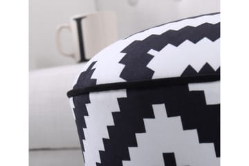 Galesburg Sittpuff 42 cm - Svart - Möbler - Stolar & fåtöljer - Pall & puff - Sittpuff