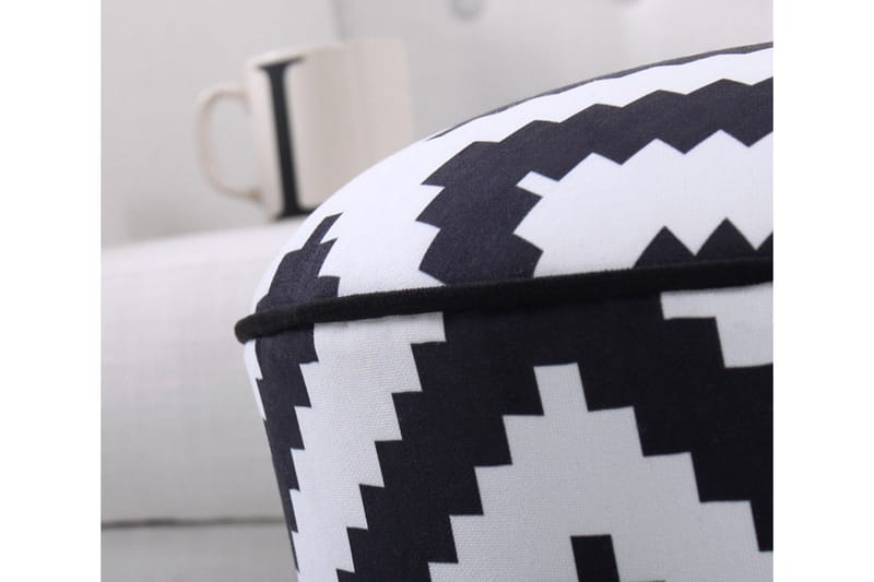 Galesburg Sittpuff 42 cm - Svart - Möbler - Stolar & fåtöljer - Pall & puff - Sittpuff