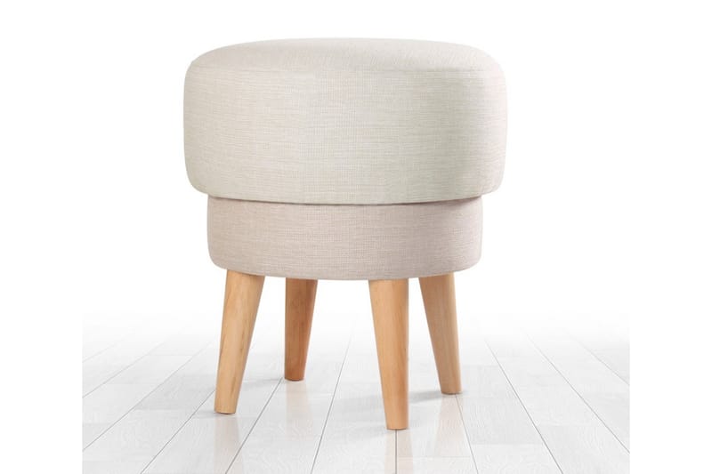 Giovas Sittpuff 47 cm - Cream - Möbler - Stolar & fåtöljer - Pall & puff - Sittpuff