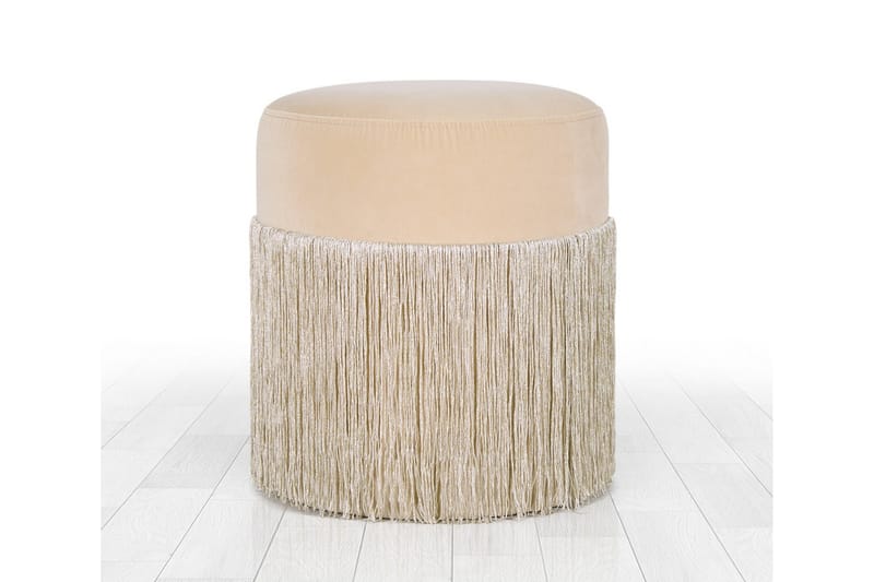 Glassboro Sittpuff 40 cm - Beige - Sittpuff