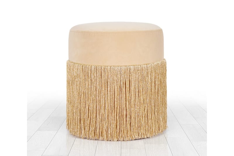Glassboro Sittpuff 40 cm - Guld - Möbler - Stolar & fåtöljer - Pall & puff - Sittpuff