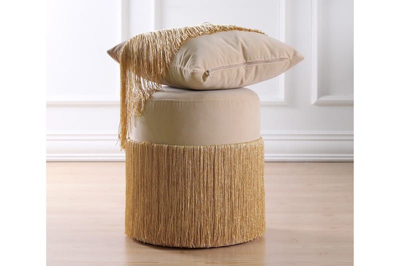 Glassboro Sittpuff 40 cm - Guld - Möbler - Stolar & fåtöljer - Pall & puff - Sittpuff