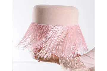 Glassboro Sittpuff 40 cm - Rosa - Möbler - Stolar & fåtöljer - Pall & puff - Sittpuff