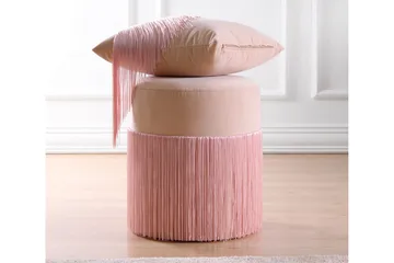 Glassboro Sittpuff 40 cm - Rosa - Möbler - Stolar & fåtöljer - Pall & puff - Sittpuff