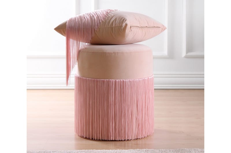 Glassboro Sittpuff 40 cm - Rosa - Möbler - Stolar & fåtöljer - Pall & puff - Sittpuff