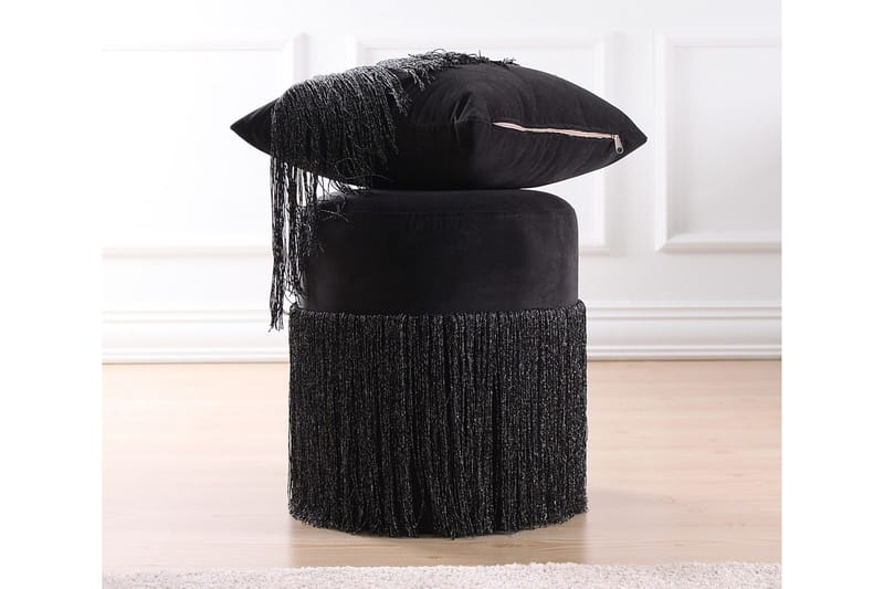Glassboro Sittpuff 40 cm - Svart - Möbler - Stolar & fåtöljer - Pall & puff - Sittpuff