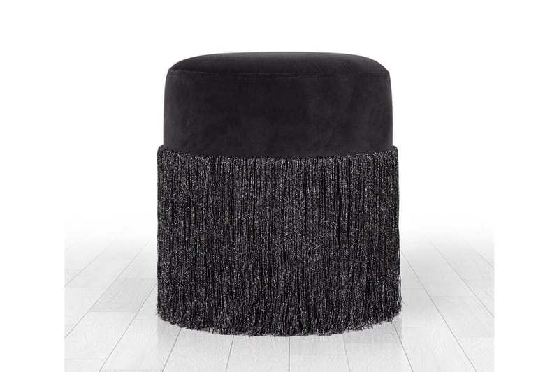 Glassboro Sittpuff 40 cm, Svart