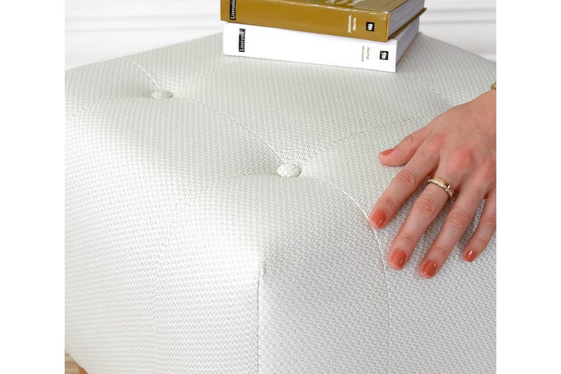 Grants Sittpuff 43 cm - Beige - Möbler - Stolar & fåtöljer - Pall & puff - Sittpuff