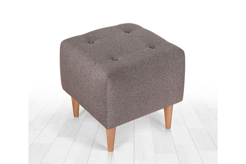 Grants Sittpuff 43 cm - Brun - Möbler - Stolar & fåtöljer - Pall & puff - Sittpuff