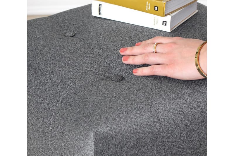 Grants Sittpuff 43 cm - Grå - Möbler - Stolar & fåtöljer - Pall & puff - Sittpuff