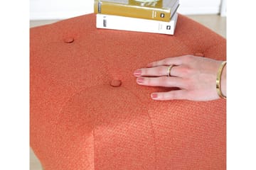 Grants Sittpuff 43 cm - Orange - Möbler - Stolar & fåtöljer - Pall & puff - Sittpuff