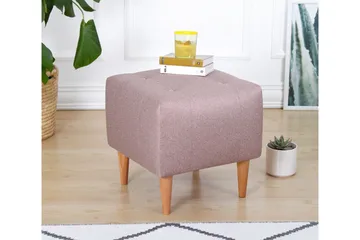 Grants Sittpuff 43 cm - Rosa - Möbler - Stolar & fåtöljer - Pall & puff - Sittpuff