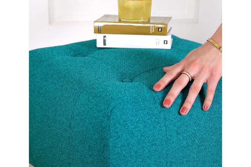 Grants Sittpuff 43 cm - Turkos - Möbler - Stolar & fåtöljer - Pall & puff - Sittpuff