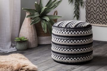 Guntur Sittpuff 41 cm - Vit - Möbler - Stolar & fåtöljer - Pall & puff - Sittpuff