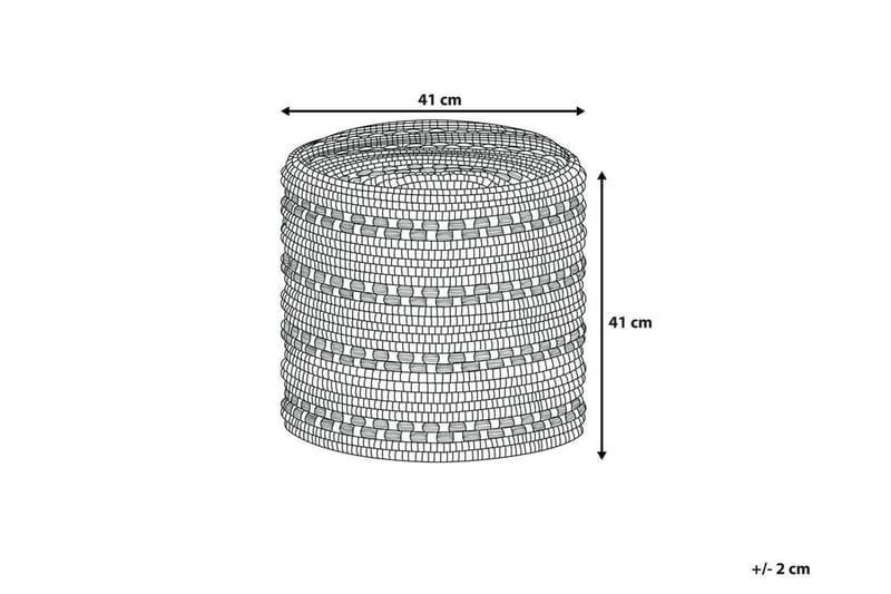 Guntur Sittpuff 41 cm - Vit - Möbler - Stolar & fåtöljer - Pall & puff - Sittpuff