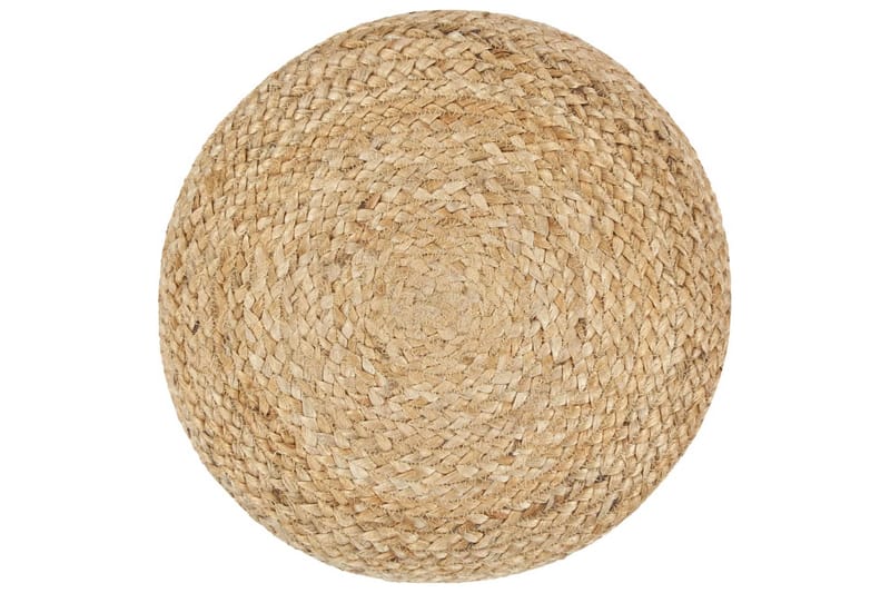 Handgjord sittpuff 40x45 cm jute - Brun - Sittpuff