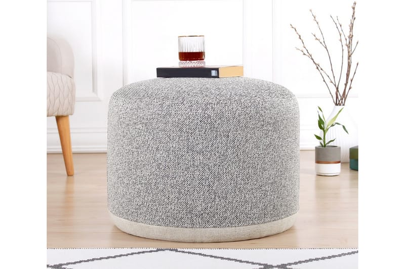 Harrodsburg Sittpuff 51 cm - Grå - Möbler - Stolar & fåtöljer - Pall & puff - Sittpuff