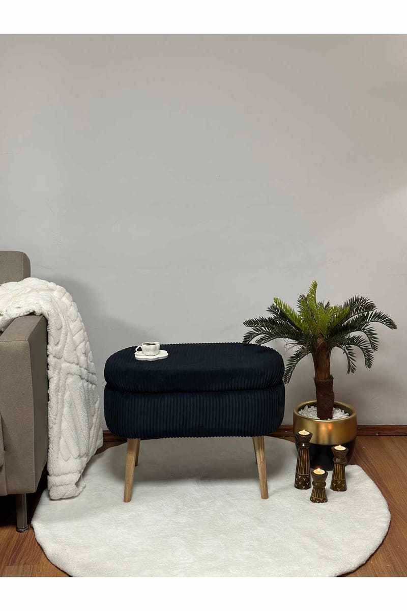 Heba Sittpuff med förvaring 60 cm - Möbler - Stolar & fåtöljer - Pall & puff - Sittpuff