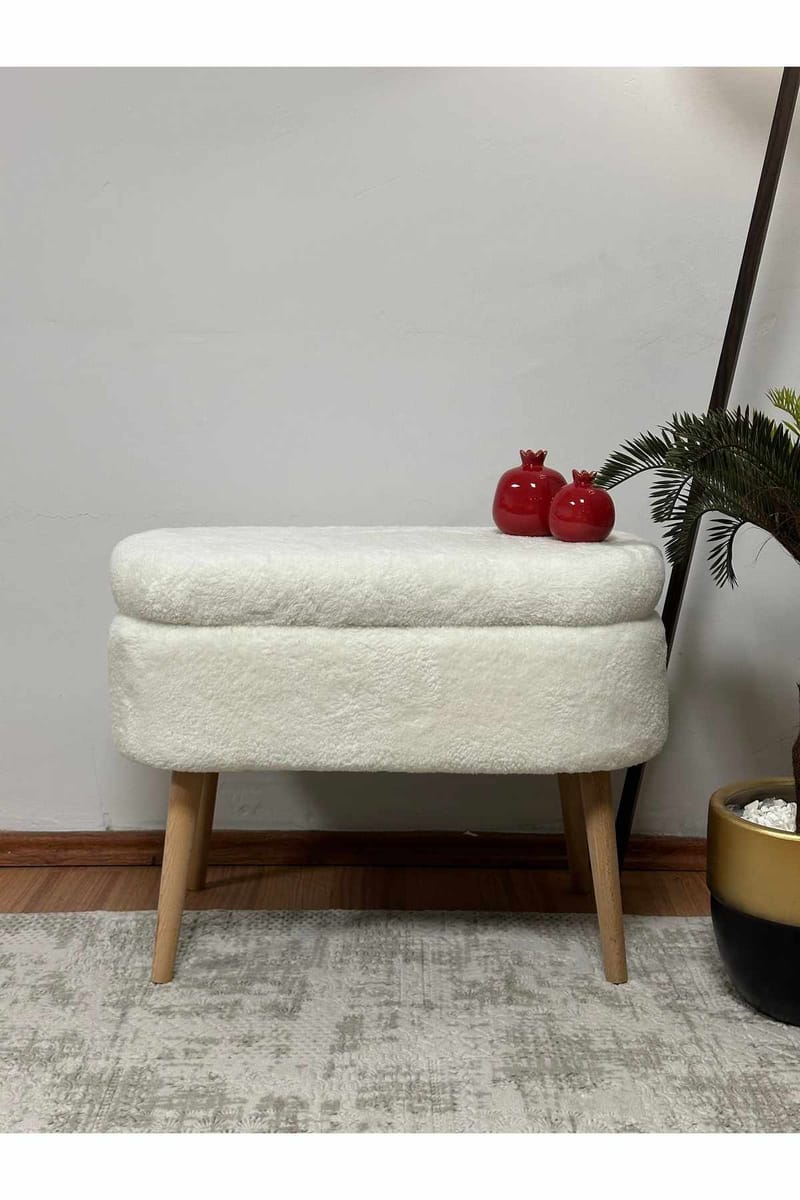 Heba Sittpuff med förvaring 60 cm - Möbler - Stolar & fåtöljer - Pall & puff - Sittpuff