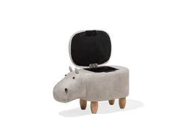 Hippo Sittpuff 32 cm - Grå - Möbler - Stolar & fåtöljer - Pall & puff - Sittpuff