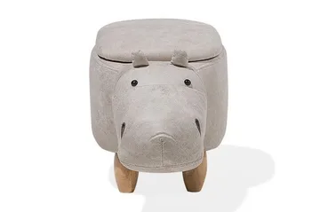 Hippo Sittpuff 32 cm - Grå - Möbler - Stolar & fåtöljer - Pall & puff - Sittpuff