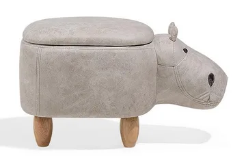 Hippo Sittpuff 32 cm - Grå - Möbler - Stolar & fåtöljer - Pall & puff - Sittpuff