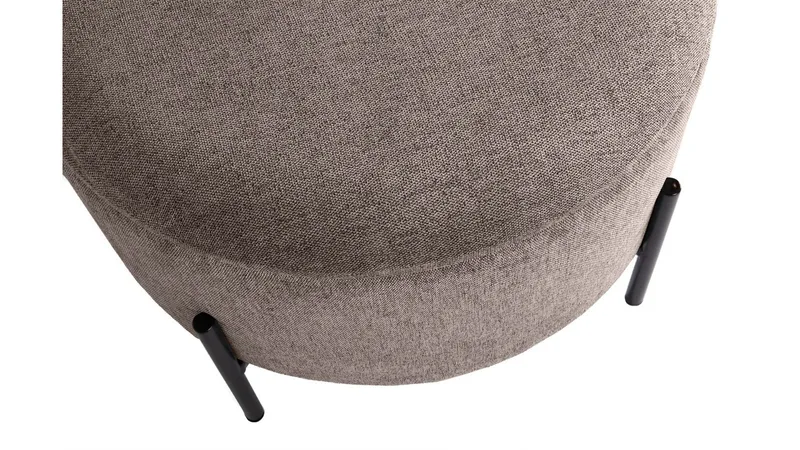 Karan Puff med förvaring 55 cm Rund - Ljusbrun - Möbler - Stolar & fåtöljer - Pall & puff - Sittpuff - Sittpuff med förvaring