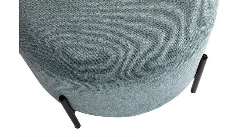 Karan Puff med förvaring 55 cm Rund - Blågrön - Möbler - Stolar & fåtöljer - Pall & puff - Sittpuff - Sittpuff med förvaring
