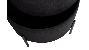 Karan Puff med förvaring 55 cm Rund - Antracit - Möbler - Stolar & fåtöljer - Pall & puff - Sittpuff - Sittpuff med förvaring