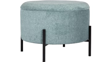 Karan Puff med förvaring 55 cm Rund - Blågrön - Möbler - Stolar & fåtöljer - Pall & puff - Sittpuff - Sittpuff med förvaring