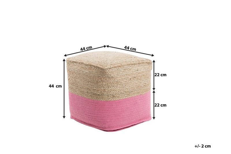 Kirama Sittpuff 44 cm - Beige - Möbler - Stolar & fåtöljer - Pall & puff - Sittpuff