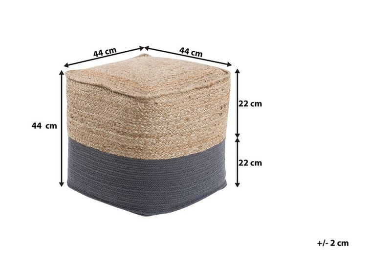 Kirama Sittpuff 44 cm - Beige - Möbler - Stolar & fåtöljer - Pall & puff - Sittpuff