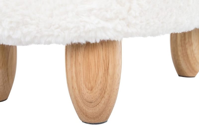 Kobara Sittpuff - Vit - Möbler - Stolar & fåtöljer - Pall & puff - Sittpuff