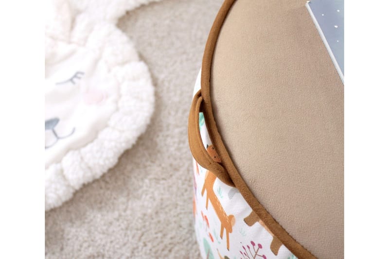 Lachine Barnsittpuff - Beige/Vit - Möbler - Stolar & fåtöljer - Pall & puff - Sittpuff