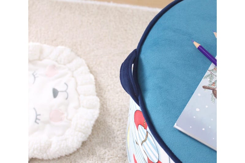 Lachine Barnsittpuff - Ljusblå/Vit - Möbler - Stolar & fåtöljer - Pall & puff - Sittpuff