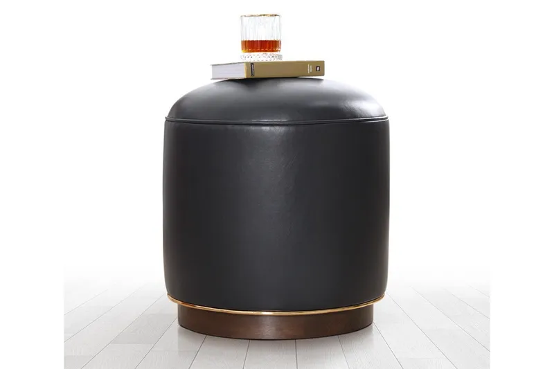 Lackawanna Sittpuff 42 cm - Antracit - Möbler - Stolar & fåtöljer - Pall & puff - Sittpuff