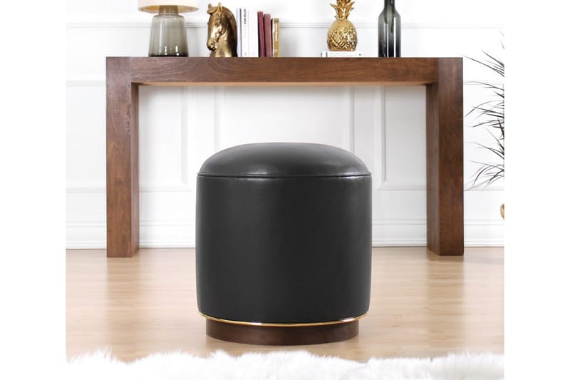 Lackawanna Sittpuff 42 cm - Antracit - Möbler - Stolar & fåtöljer - Pall & puff - Sittpuff