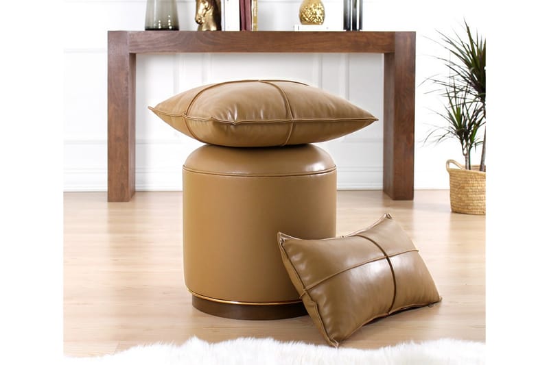 Lackawanna Sittpuff 42 cm - Beige - Möbler - Stolar & fåtöljer - Pall & puff - Sittpuff