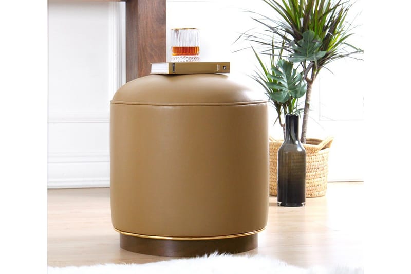 Lackawanna Sittpuff 42 cm - Beige - Möbler - Stolar & fåtöljer - Pall & puff - Sittpuff