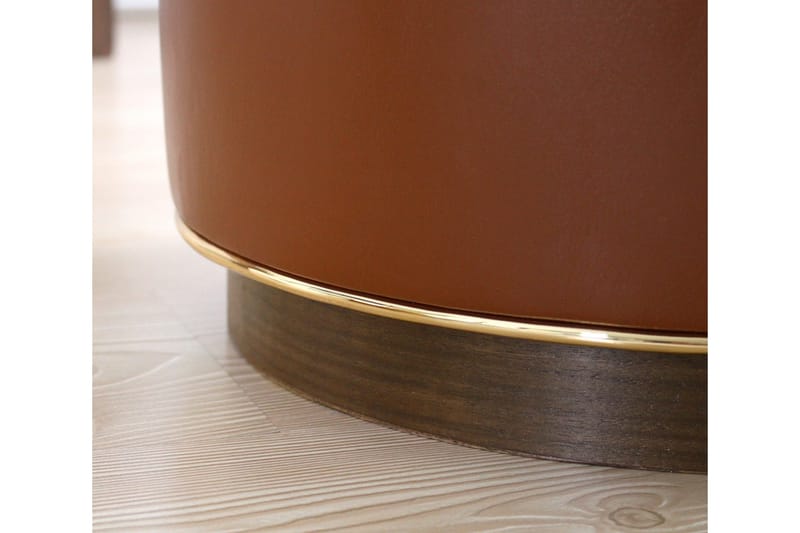 Lackawanna Sittpuff 42 cm - Brun - Möbler - Stolar & fåtöljer - Pall & puff - Sittpuff