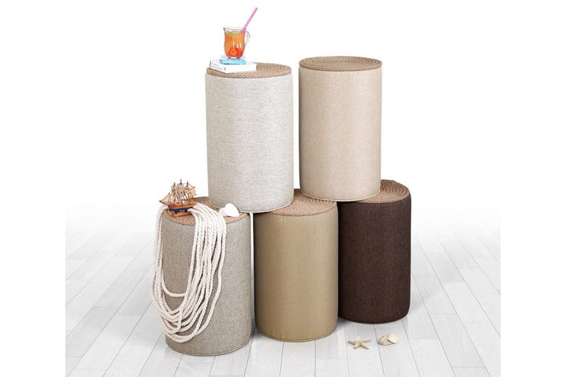 Larada Sittpuff 31 cm - Guld - Möbler - Stolar & fåtöljer - Pall & puff - Sittpuff